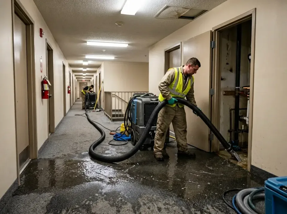 multi-unit-apartment-hallway-f-005 — frequently asked questions, Emergency Burst Pipe Water Extraction & Removal in Lake Wyn…